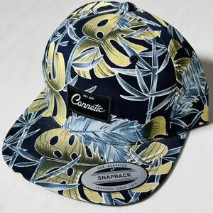 Connetic Floral Baseball Cap Hat - Snapback Adjustable - Very Clean